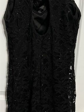 Morgan & Co. Black Lace Dress